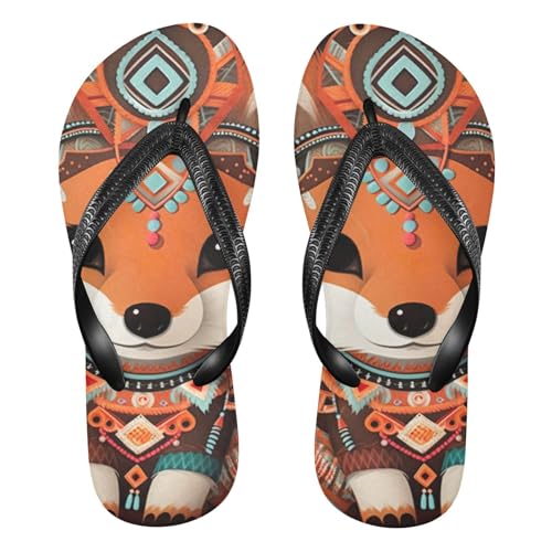 Fox Flip Flop Beach Summer Casual Sandal for Women & Men Shower Shoes 20854064