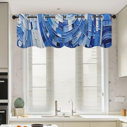 Cortinas cortas exóticas para cocina que decoran ventanas pequeñas sin restar luz 2