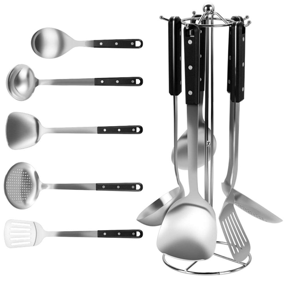 Spatule en acier inoxydable de qualité supérieure pour chef et restaurant