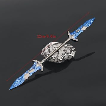 Ornaments, Elden Ring Replica Gargoyle's Twinblade Action Figures 8.6in Collection Gift