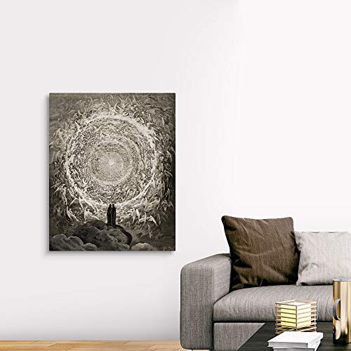 Illustration For Paradiso By Dante Canvas Wall Art Print, Artwork #TOP3