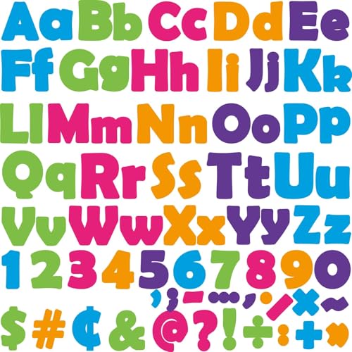 260 Pieces Rainbow Letters