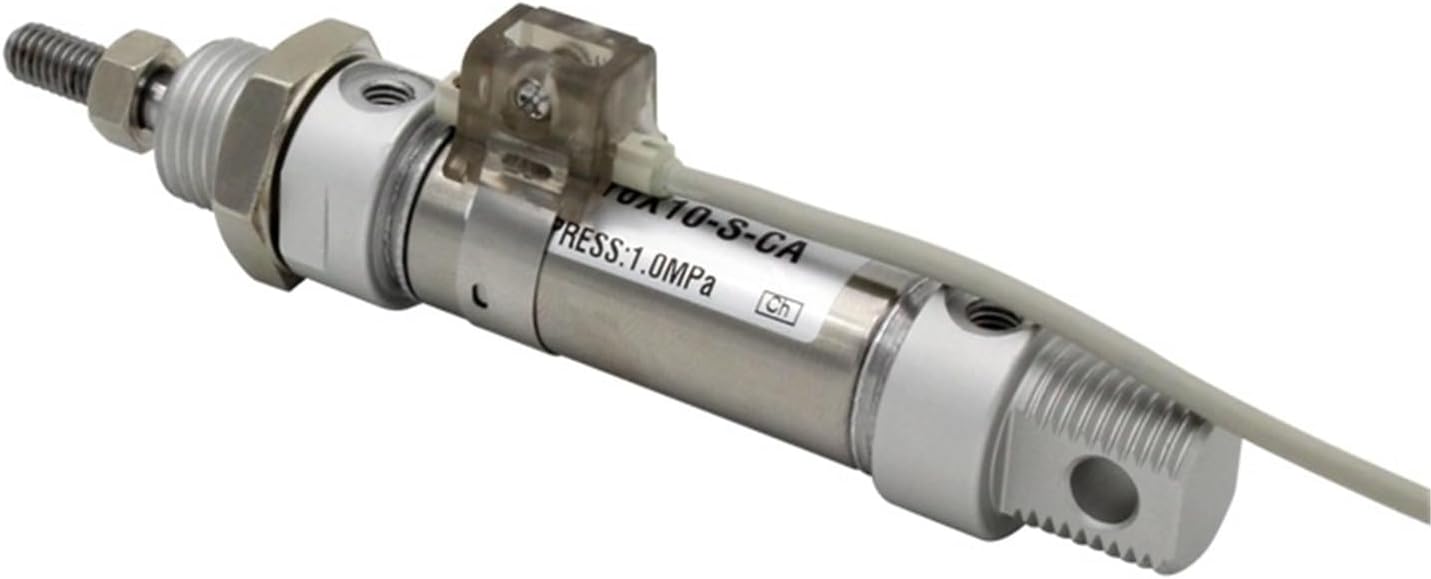 Mini Air Cylinder 25 mm Bore 25/50/75/100/125/150/175/200/250/300 mm Stroke Pneumatic Cylinder MA25X25S-CA/U/CM(MA25X25S,CA Pivot Type)