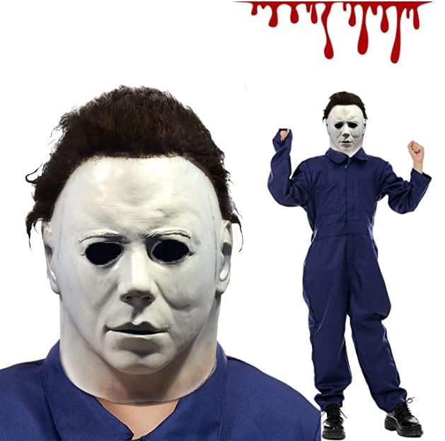Applysu Michael Myers Mask Kids Halloween Scary Michael Myers Mask 1978 Kills Horror Cosplay Costume Party Props