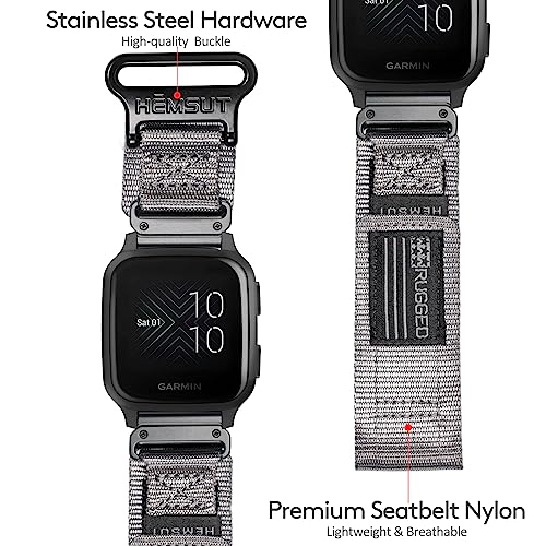 Compatible for Garmin Venu/Venu 2/ Venu 2 Plus/Venu Sq/Venu Sq 2/ Venu Sq Music (Not Venu 2S) Quick Pins Watch Band - Image 4