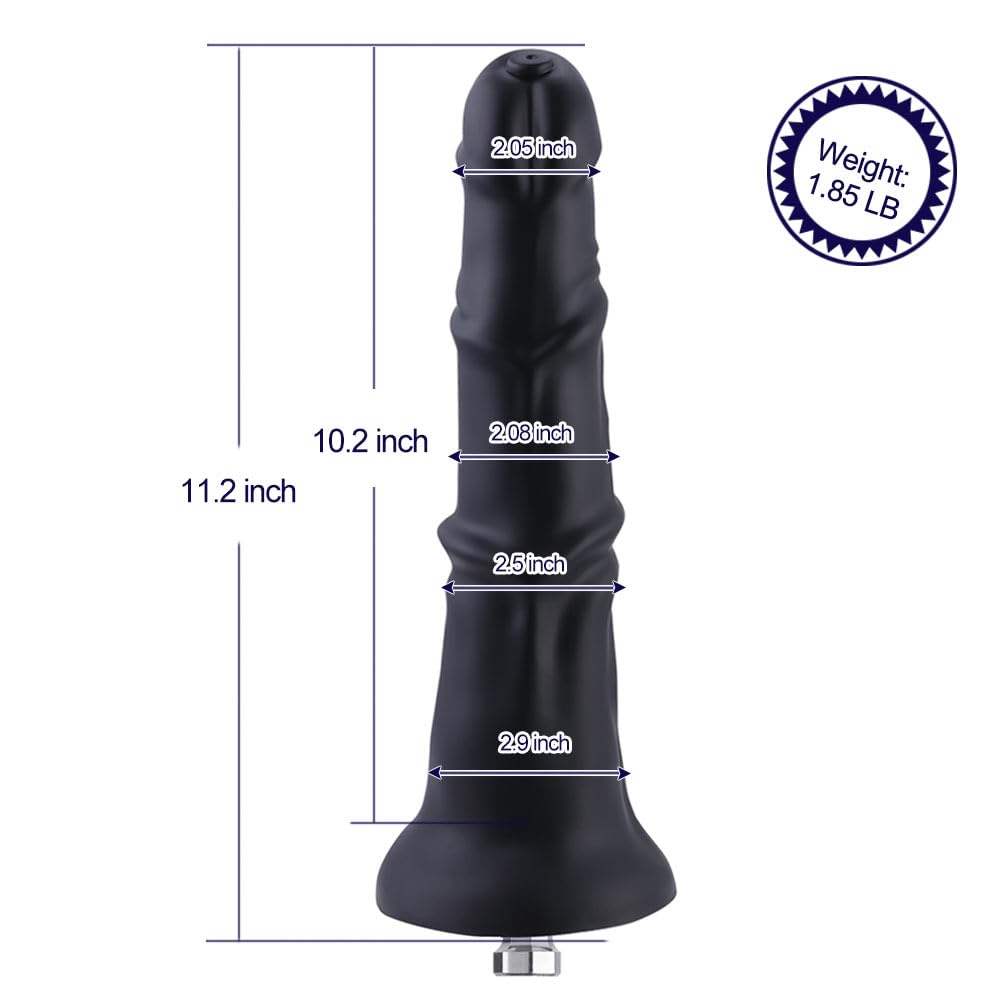 Hismith Tiru's Root,  with KlicLok System for Hismith Premium Sex Machine, 10.2" Insert-able Length, Max Width:2.9", M Size - Anal Pleasure