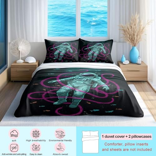 Housse de couette nourriture interstellaire 200x200 : le cadeau idéal pour ado passionné