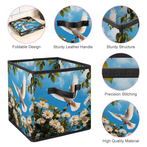 Grand bac de rangement cube pliable et boîte de rangement maison - 5