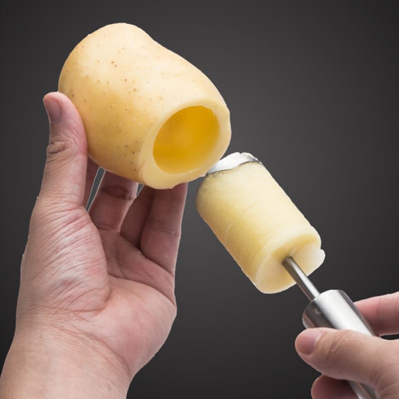 Vegetable Corer Red Dates Core Removers Core Remover Tool Multipurpose Slicer Pepper Core Removing Tool Olive Multipurpose Tool Pineapple Fruit Stainless Steel Strawberry To Rotate