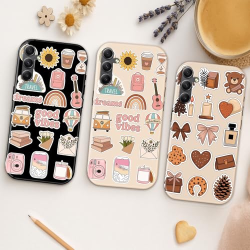 Image of COLORflow Back Cover Compatible with Samsung Galaxy A34 5G | Pastel Dreams Collection Customized | Glossy Armoured Bumper with Camera Protection Back Cover Compatible with Samsung Galaxy A34 5G