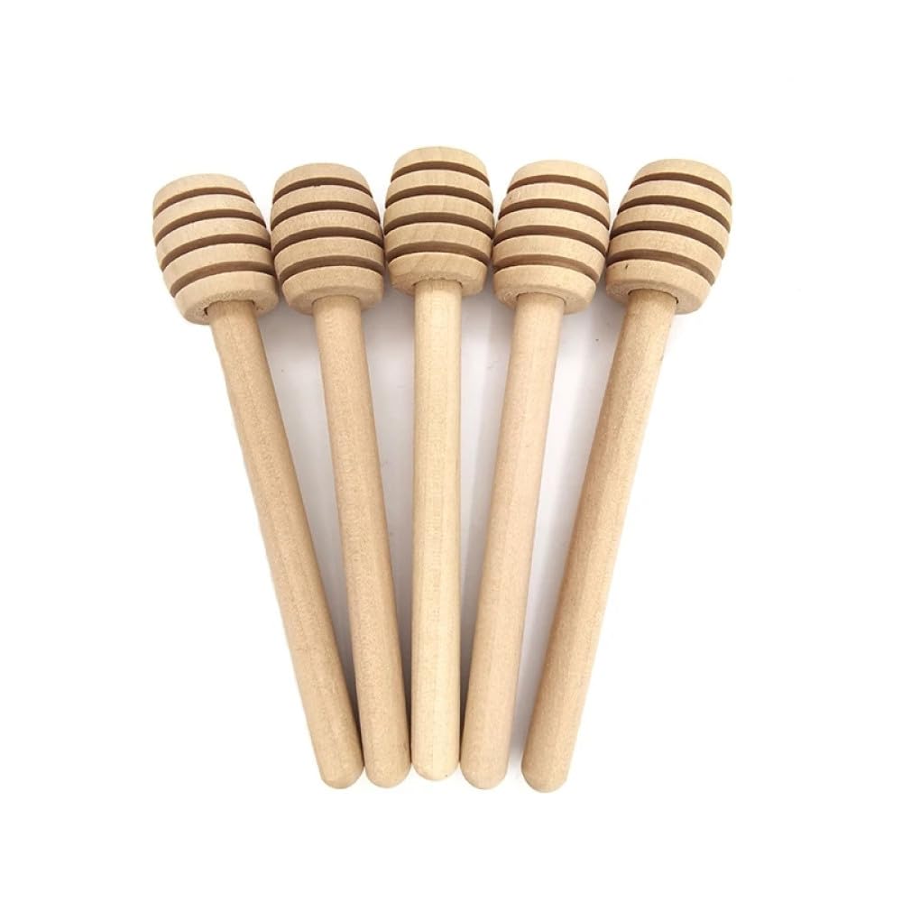 Benutzerdefinierter Honigschöpfstab,20/50/100 Stück,Personalisierte Mini-Honigmixer,Individuelles 8 Cm/10 Cm/15 Cm Großes Holzlöffel-Logo Für Hochzeitsfeiergeschenke,Babybad Und Taufe,Dessertuten