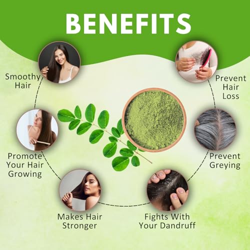 Image of INTIMIFY Indigo Powder For Black Hair | Natural Hair Colour For Women & Men 100 gms (Pack of 1)
