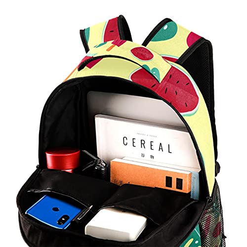 Sac à dos feuilles tropicales multicolore idéal pour les sorties de tous les jours - 4