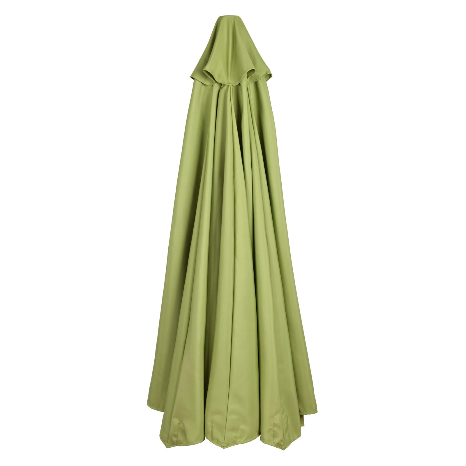 Fofetbfo 3m Patio Umbrella Replacement Patio Umbrella Market Umbrella Replacement Cover with 8 Ribs Hanging Outdoor Umbrella Canopy (Green)