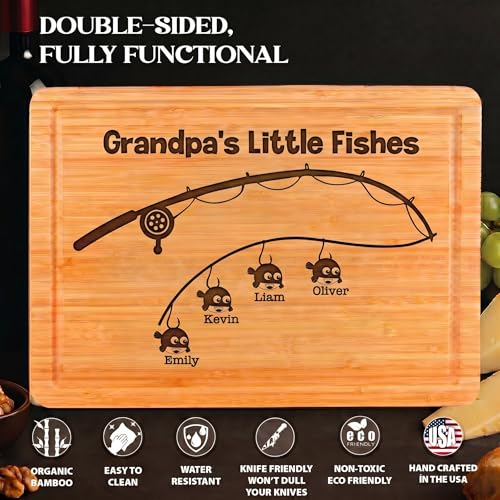 Tabla de cortar rectangular de madera personalizada miniatura 4
