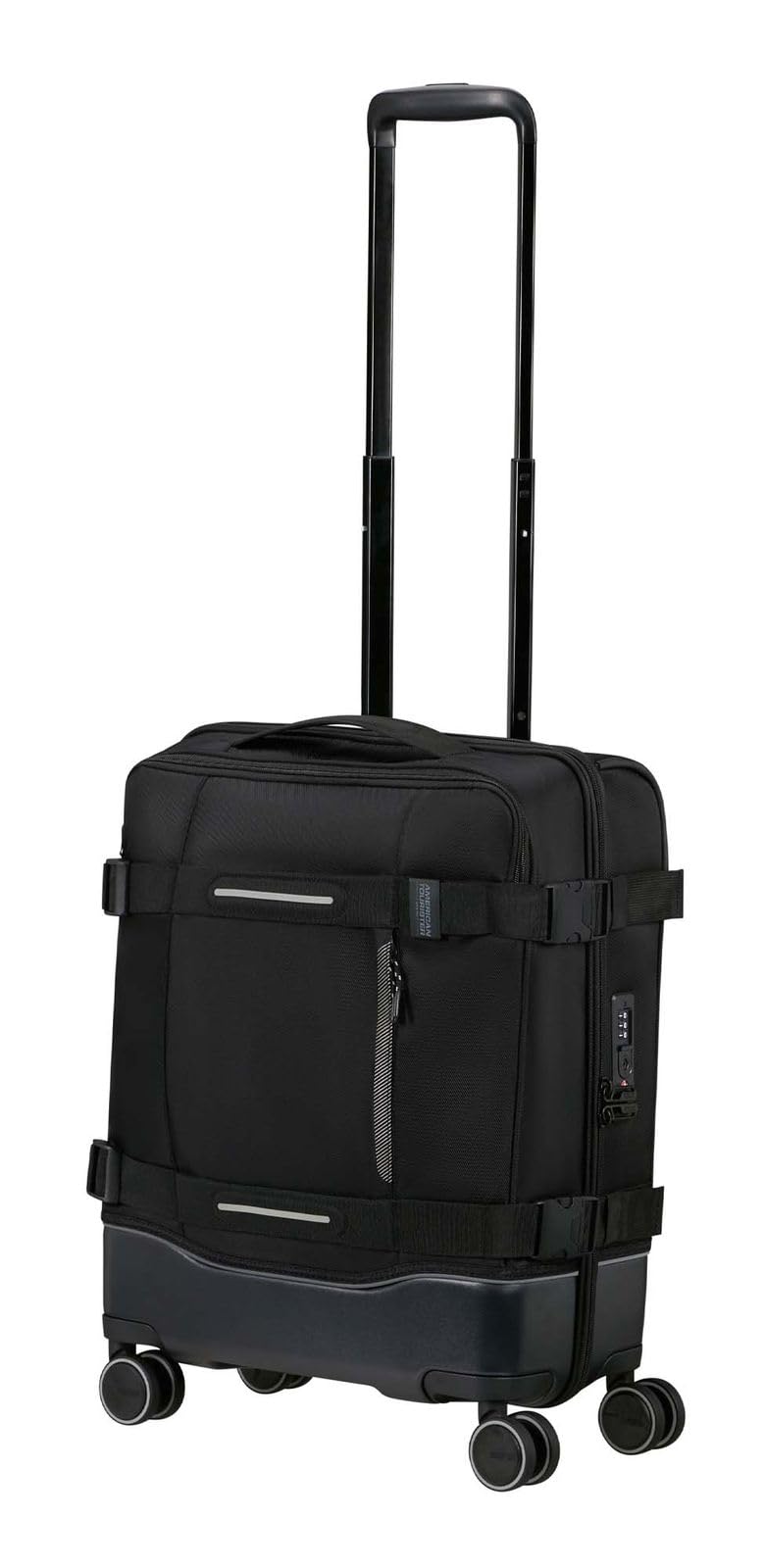 American Tourister Urban Track - Walizka Spinner S, Bagaż podręczny, 55 cm, 41.5 L, Czarny asfaltowy