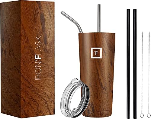 IRON °FLASK Classic Tumbler - 945 ml, Vacuum Insulated Stainless Steel, Hot Cold, Double Walled, Thermo Travel Mug, Water Metal Canteen (Calacatta)