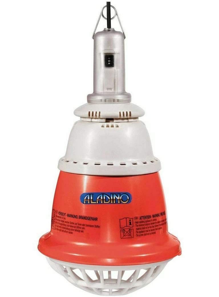 ALADINO 250 - RIFLETTORE CON VARIATORE UOVA PULCINI LAMPADA CALORE INCUBATRICE