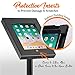 Pyle Anti-Theft Tablet Security Stand Kiosk - Heavy Duty Aluminum Metal Floor Standing Mount Tablet Case Holder Display w/ 37.80 Inch Pole Height, Designed for iPad 2 3 4 Air Tablets -PSPADLK45 Black