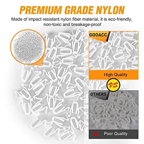 Image of GOOACC 50pcs Door Garnish Moulding Clip for Toyota Lexus 67771-58010 Tundra Tacoma Sequoia RAV4 Land Cruiser Highlander C-HR Yaris Scion xD