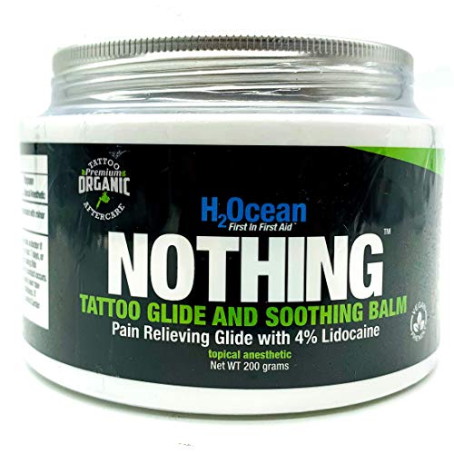 H2ocean Nothing Tattoo Glide and Soothing Balm W/lidocaine, 200g
