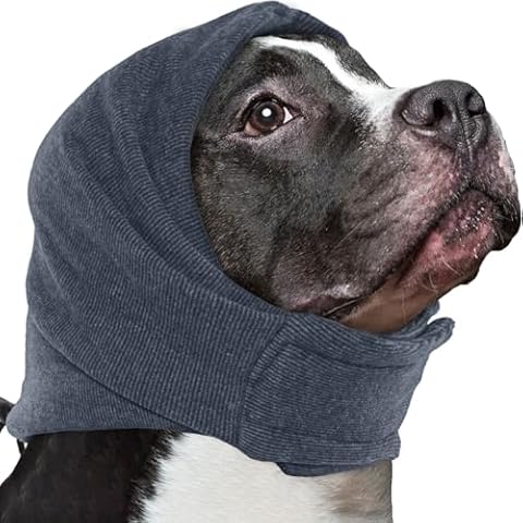 Nanaki Dog Calming Hoodie No Shake Ear Wraps for Dogs Ear Protection Ear Dog Cover Muffs Dog Head Warp Anxiety Relief Dog Hematoma Ear Wrap Head Cover The Grooming and Force Drying Dog Ear Protector Cover