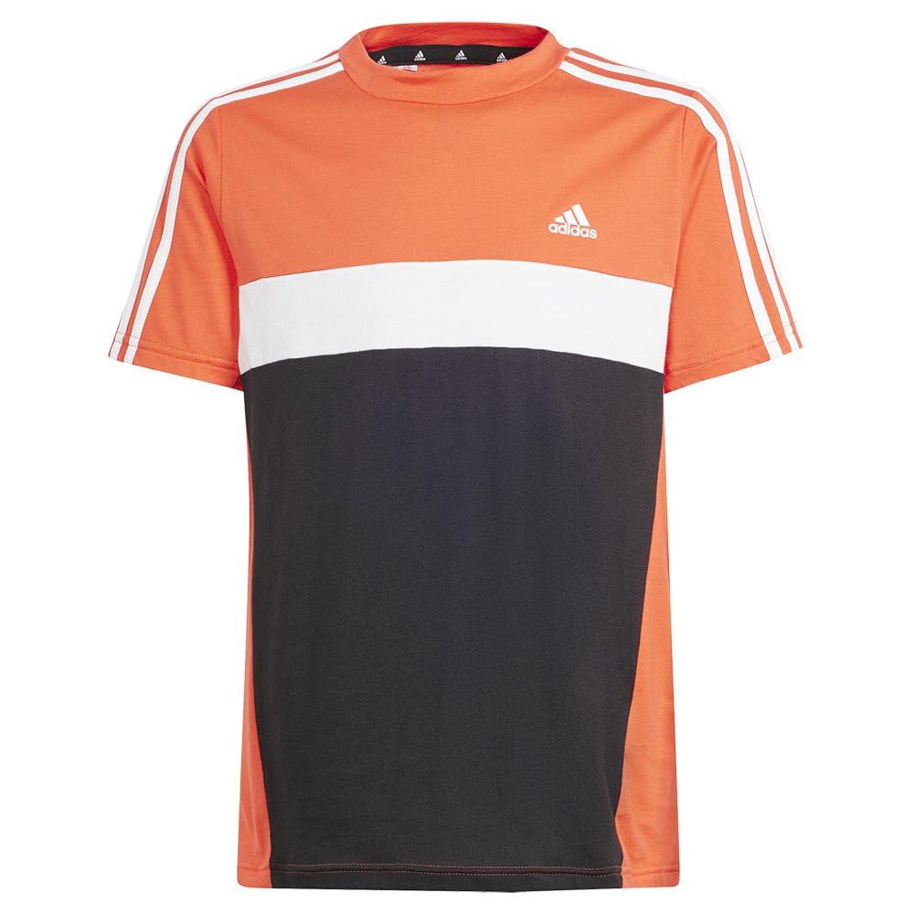 adidas Junior Tiberio 3-Stripes Colorblock T-Shirt Camiseta de Manga Corta Unisex niños
