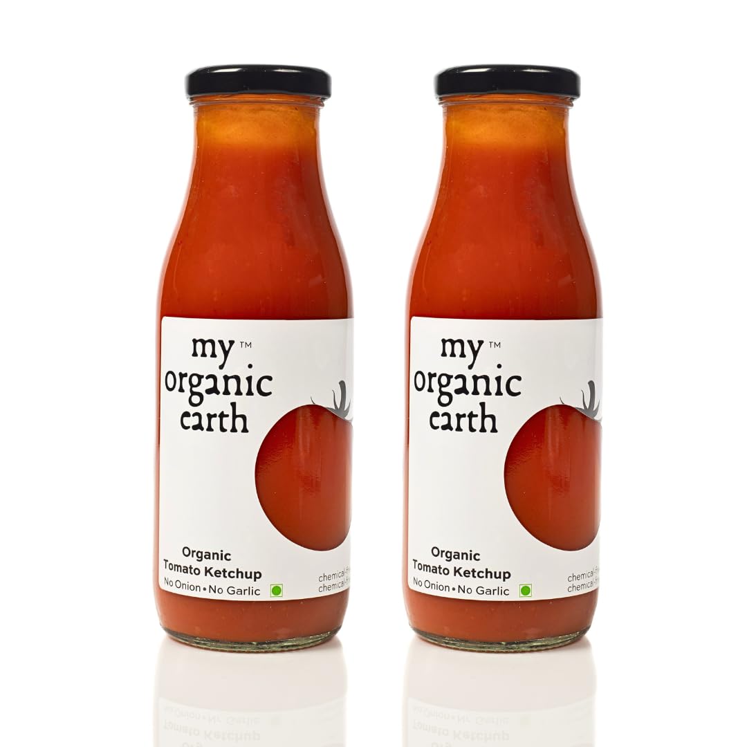 My Organic Earth - Jain Tomato Ketchup (Pack of 2) | No Onion No