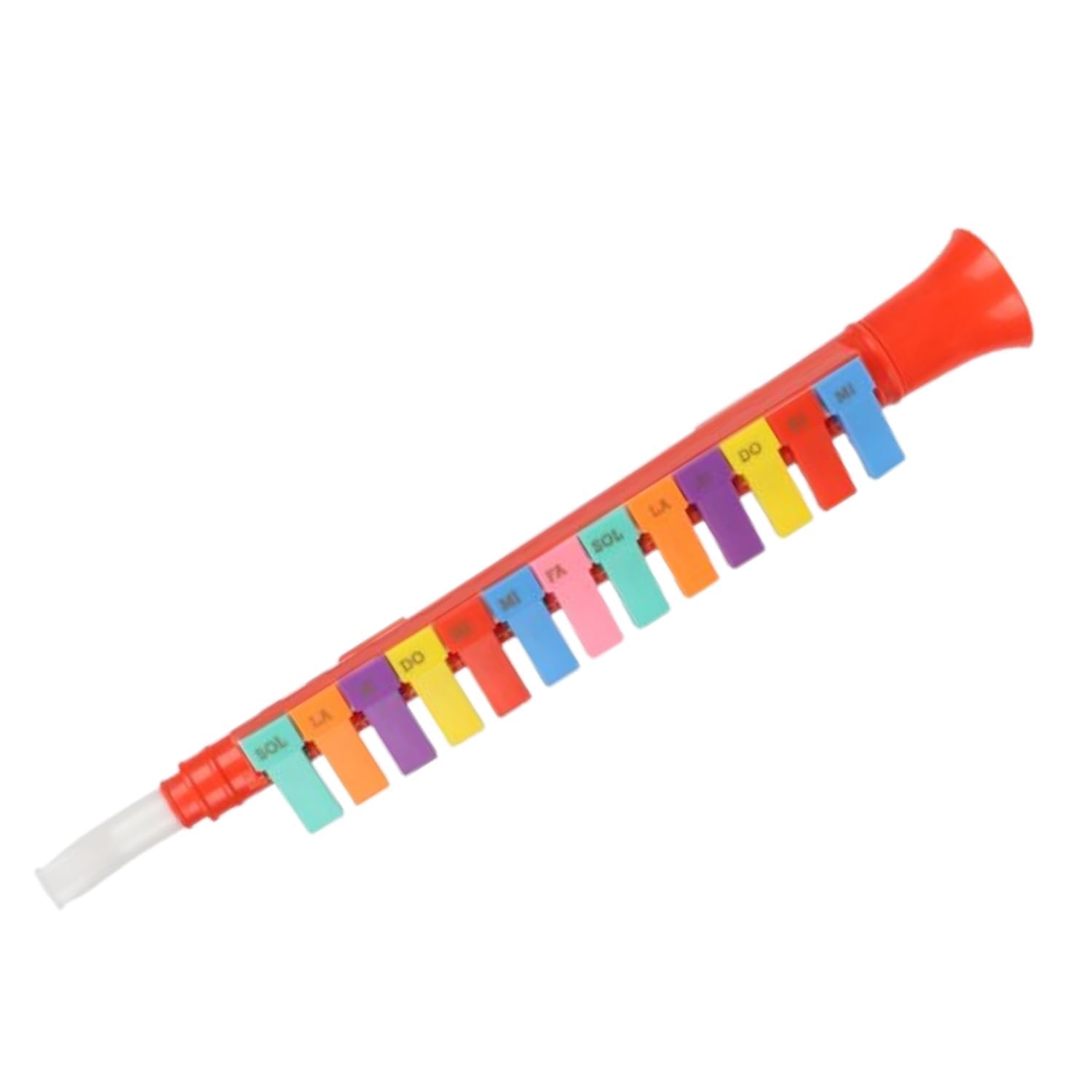 Harmonica Wind Instrument 41 CM – Multicolour Keys, Durable Plastic Mouth Organ for Beginners, Kids & Adults, Melodic Musical Toy, Learning Instrument, Portable Gift-image-0
