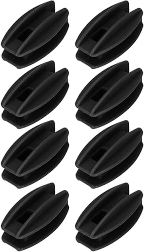 Miniatura 9 de AUNMAS Valla de protección Aislador eléctrico de valla para alambre de poliéster Acero Alambre de aluminio Accesorios de esgrima (negro)