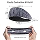 LATTCURE Sport-Stirnband 3 Pack, Herren Stirnband, Schweißband, Stirnband Anti Rutsch, für Jogging, Laufen, Wandern, Fahrrad- und Motorrad Fahren