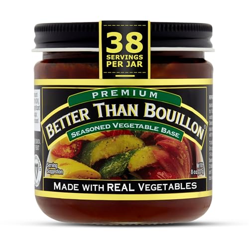 Better Than Bouillon Premium Seasoned Vegetable Base, Makes 38 Cups of Broth, 8 oz