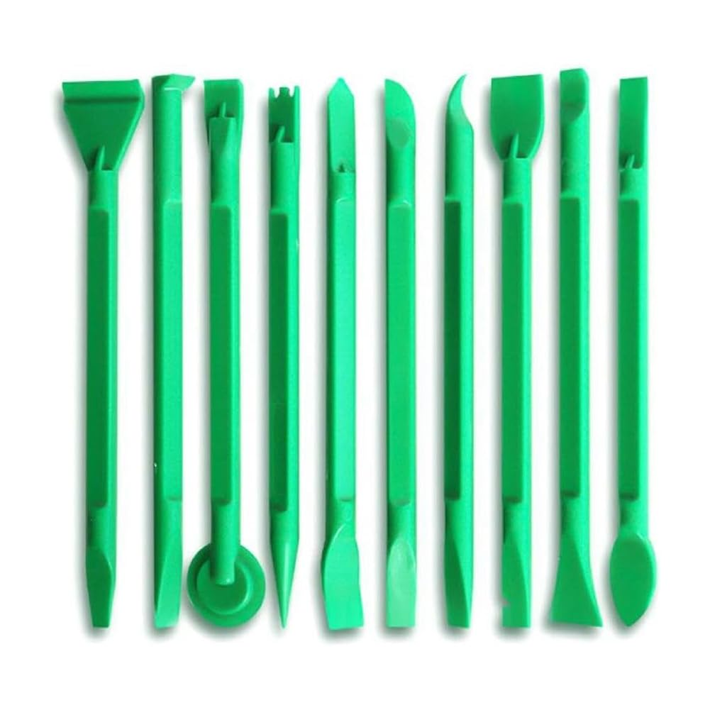 Bloepum 10 in 1 Double Head Plastic Pry Opening Tool Spudger for Mobile Phone Laptop PC Assemble Disassemble Phone Repair Tool Set Kit Easy to Use