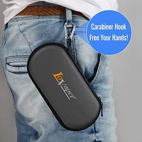 Lovaper-Vape-Bag-Vape-Carry-Case-Portable-Bag-Case-for-Coils-Tanks-Other-Electronics-Accessories-Black-Case-Only-No-Nicotine
