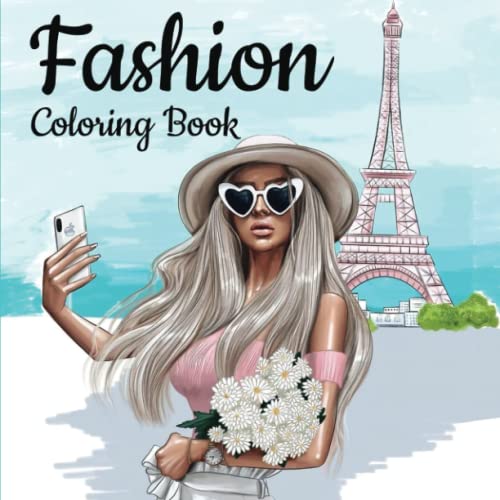 Fashion Coloring Book: Over 100 Stylish Fashion Coloring Pages For Teen Girls and Adult Women, Best Gift For Fashion Lovers image 2