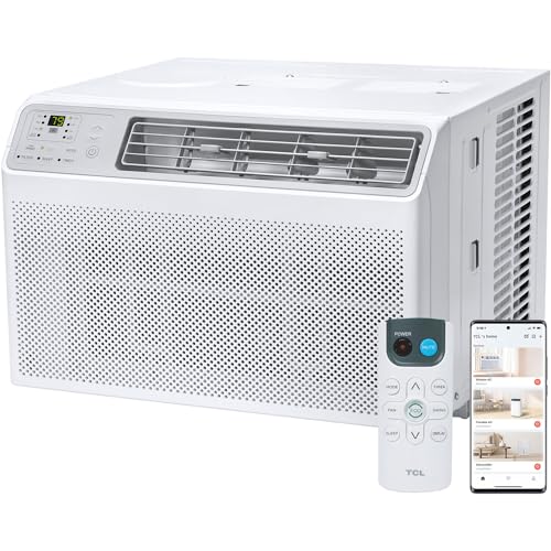TCL 8,000 BTU Smart Window Air Conditioner, Fan & Dehumidifier,