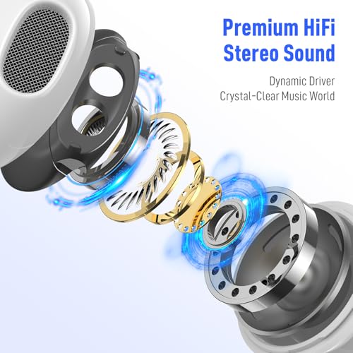 Image of Wired Earbuds Headphones for MacBook Pro Air Laptop, Wired Earphones Corded 3.5mm Jack Plug-in Ear Buds with Covers Microphone Volume Control for iPhone,Samsung,Android,PC,Gaming Console,Kids,School