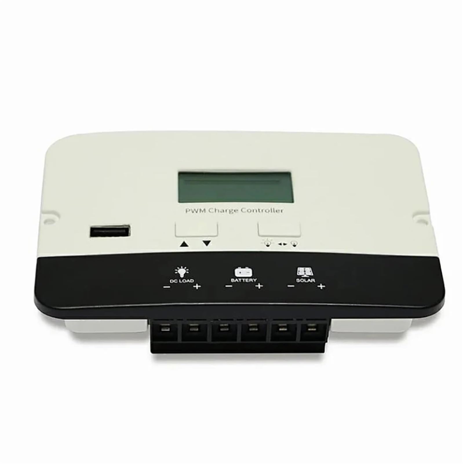 10A 20A Flush Mount PWM Solar Charge Controller for Caravan RV with 5V USB(20A)