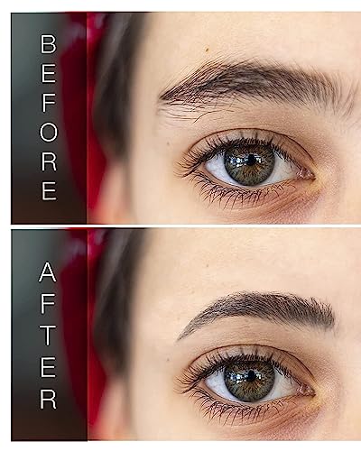 Amiir Eyebrow Gel Mascara Tinted Volumizing Enhance Eye Brow Fill In Sparse Brush Tamp Coloring Waterproof Long-Lasting, Clear #TOP2