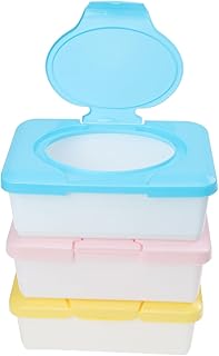 TOYANDONA Caixa De Lenços Umedecidos Para Viagem 3 Peças Dispensador De Lenços Umedecidos Estojo Para Lenços Umedecidos Bolsa Para Lenços Umedecidos Recipiente Para Lenços Umedecidos