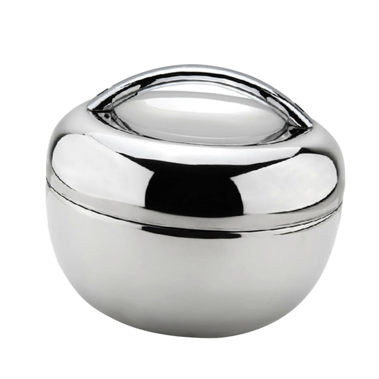 Fiambrera Térmica de Acero Inoxidable con Compartimentos Forma de Manzana Caja Almuerzo Hermética para Comida Caliente para Trabajo y Escuela