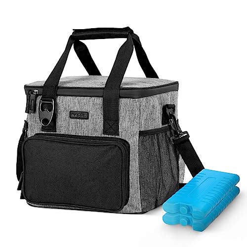 Lubardy Kühltasche 15L/30L Faltbar - Isoliertasche Für Picknick & Outdoor