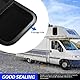 Vertikales Schiebefenster für Wohnmobile, 700 X 450 Mm, Runde Ecke, Einfaches Seitliches Schieben mit Beweglichem Insektenschutznetz für Wohnmobil, Wohnwagen (Für Wandstärken: 33
