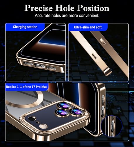 Coque pour iPhone 17 Pro Max compatible avec MagSafe transparente souple - 6