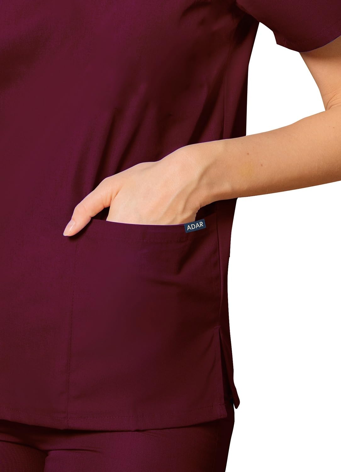 Adar Universal - Conjunto de uniforme médico unisex con cordón
