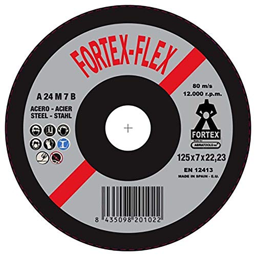 Schruppscheiben Metall Fortex 125 x 7 x 22 mm a24 m7b-125 Cover