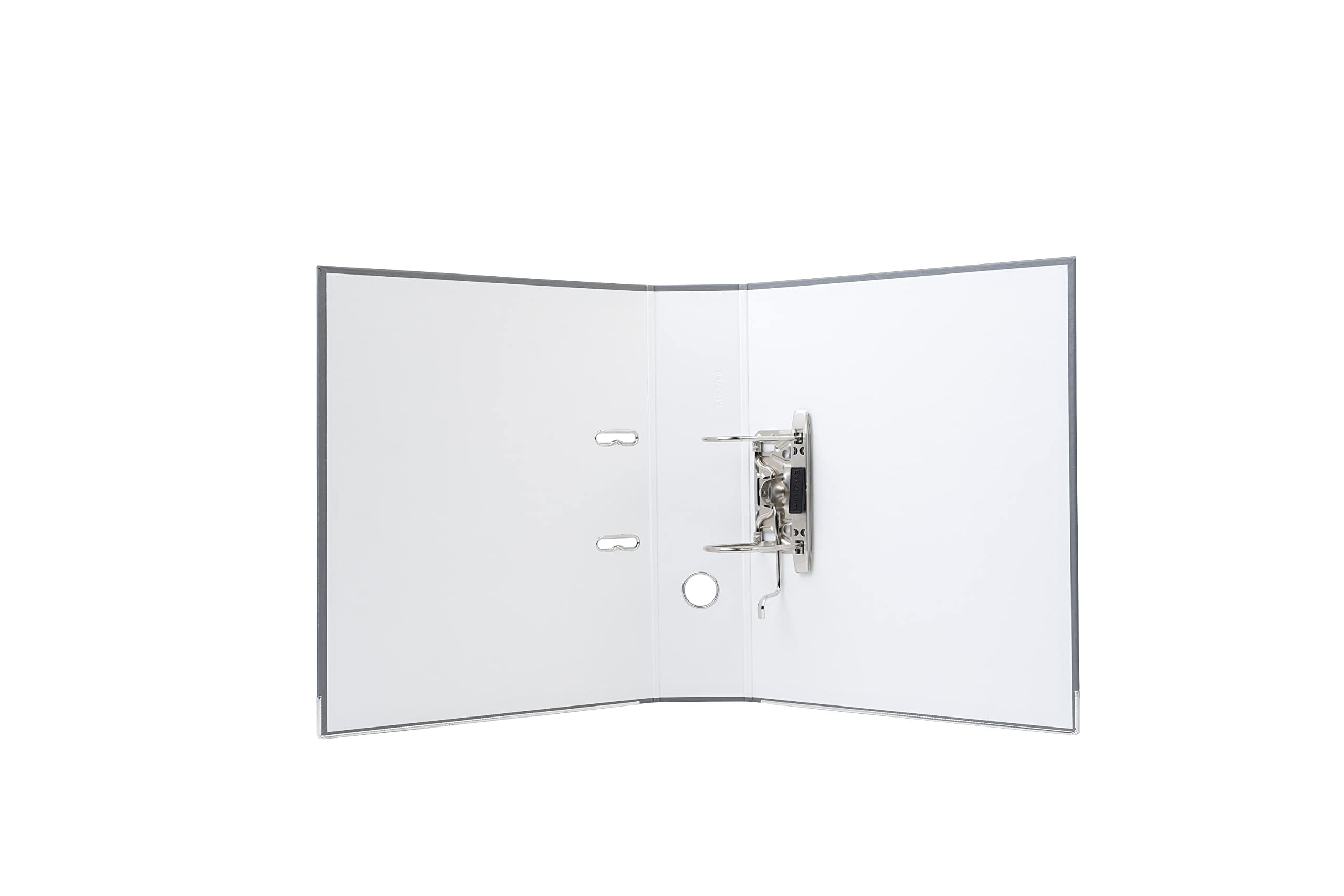 Exacompta - Réf. 918416B - Carton de 20 classeurs à levier A4 - Dos 80 mm - Mécanique 80 mm - Dimensions extérieures : 32 x 29 x 8 cm - Format à classer A4 - Coloris : Gris