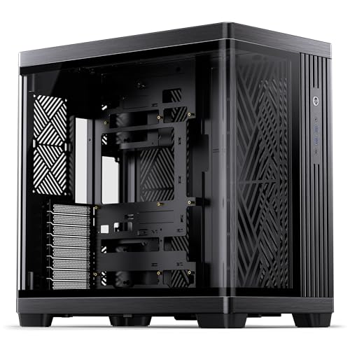 Caja ATX Jonsbo TK-4 Nero de torre mediana con doble cristal templado curvo para PC