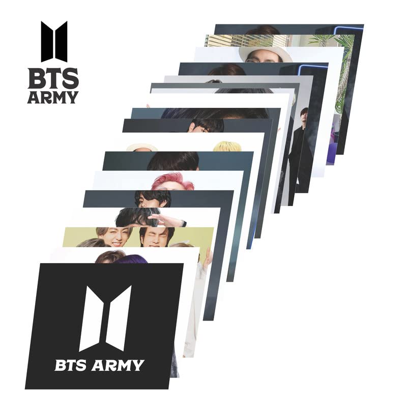 Image of Clickedin -Korean Pop BTS Photocard, 18 Pieces KPop Lomo Photocard Set, HD Quality BTS All Member Photos and Logo