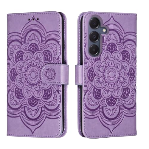 shingtomua for Samsung Galaxy S25 FE (Not for S25) Case Wallet with Card Holder Kickstand Magnetic Soft Leather Flip Fold Cover for Samsung S25 FE (Purple)